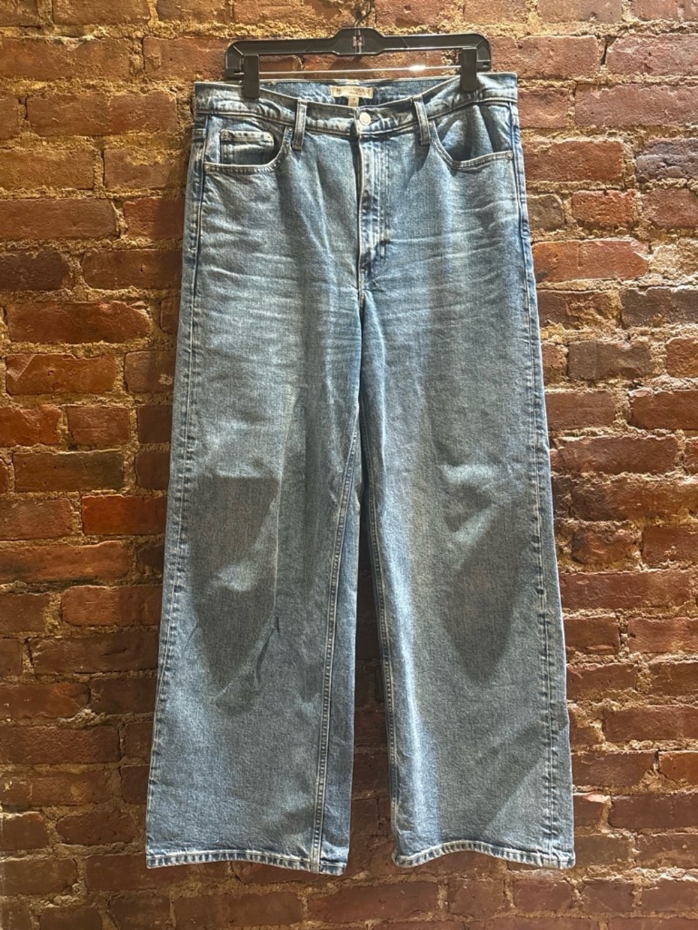 Banana Republic High waisted wide leg denim jeans med wash size 31